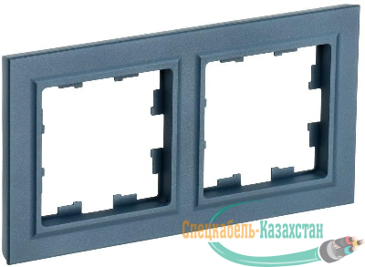 Рамка 2-м BRITE РУ-2-БрМ маренго IEK BR-M22-K35