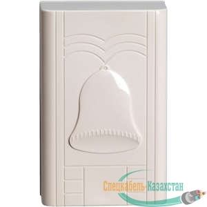 Звонок проводной Гонг электромеханич. гонг серия ударов 220В 80-90дБА свет. беж. Тритон ГН-02С