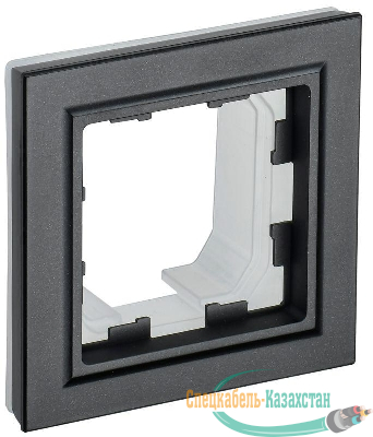 Рамка 1-м IP44 BRITE РУ-1-БрЧ-44 черн. IEK BR-M12-44-K02