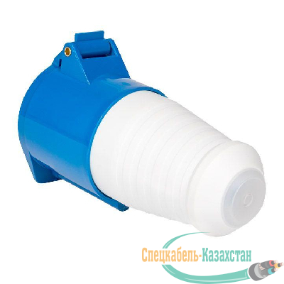 Розетка кабельная 32А 220В 2P+E IP44 (223) EKF ps-223-32-220