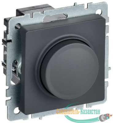 Светорегулятор СП BRITE пов-наж. 600Вт СС10-1-0-БрГ механизм графит IEK BR-D20-0600-K53