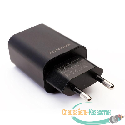 Адаптер сетевой ELX-РA01P-C02 ПРОМО 1USB 100-220В 5в/2А пакет черн. ERGOLUX 15107