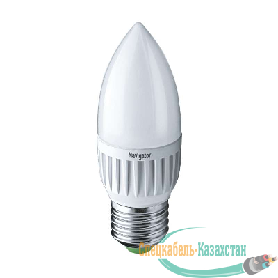 Лампа светодиодная 94 493 NLL-C37-7-230-2.7K-E27-FR 7Вт свеча 2700К тепл. бел. E27 500лм 176-264В Navigator 94493