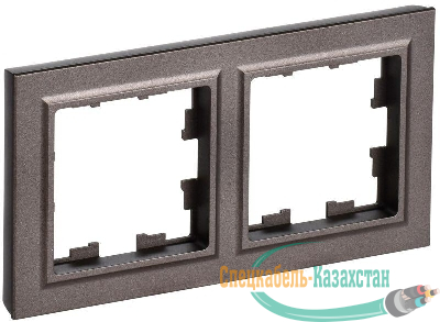 Рамка 2-м BRITE РУ-2-БрТБ бронза IEK BR-M22-K45