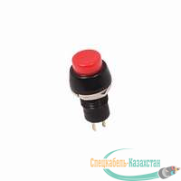 Выключатель-кнопка 250В 1А (2с) ON-OFF Micro PBS-20А красн. Rexant 36-3070