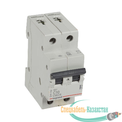 Выключатель автоматический модульный 2п C 10А 4.5кА RX3 Leg 419695