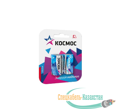 Элемент питания алкалиновый LR LR14 Максимум BP2 (блист.2шт) Космос KOCLR14MAX2BL