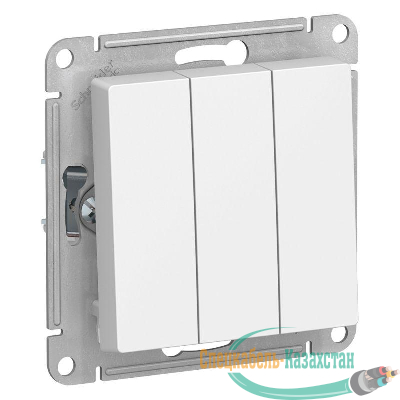 Механизм выключателя 3-кл. ATLAS DESIGN (сх.1+1+1) 10АХ бел. SchE ATN000131