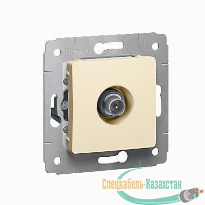 Розетка телевизионная оконечная TV СП Cariva 10дБ 2150/2400МГц сл. кость Leg 773779