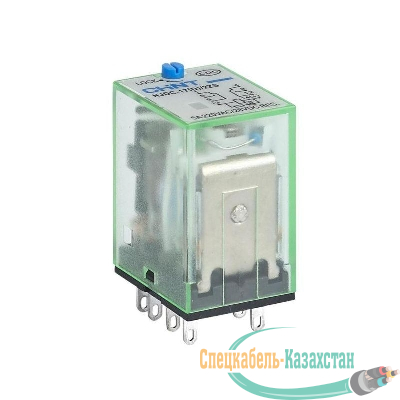 Реле промежуточное с кнопкой тестирования NJDC-17(D)/2Z 2 конт. с инд. LED 10А AC 220В CHINT 651044