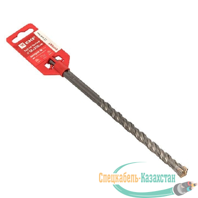 Бур по бетону SDS-plus 12х210мм 4 резца 4S спираль Expert EKF db-12-210-4x4