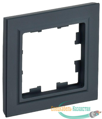 Рамка 1-м BRITE РУ-1-БрГ графит IEK BR-M12-K53
