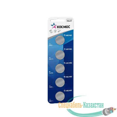 Элемент питания литиевый CR 2016 5хBL (блист.5шт) Космос KOC20165BL