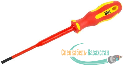 Отвертка диэлектрическая SLIM SL3.5х100 Т2 ARMA2L 5 IEK A2L5-SC31-T2-SL-35-100