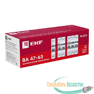 Выключатель автоматический модульный 2п C 40А 4.5кА ВА 47-63 PROxima EKF mcb4763-2-40C-pro