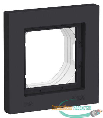 Рамка 1-м AtlasDesign Aqua IP44 карбон SE ATN441001