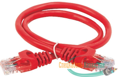 Патч-корд кат.5E UTP 0.5м красн. ITK PC04-C5EU-05M