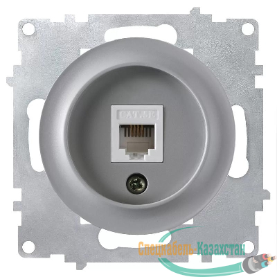 Розетка компьютерная 1-м СП Florence RJ45 кат.5E механизм сер. (1E20701302) OneKeyElectro 2172839