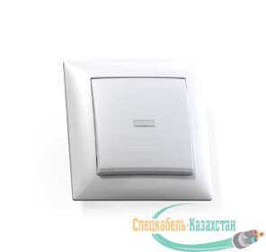 Выключатель 1-кл. СП Селена 10А IP20 С110-395 с индик. бел. Кунцево 8102