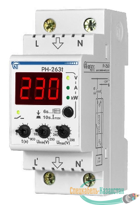 Реле напряжения PH-263 T НовАтек-Электро 3425600263т