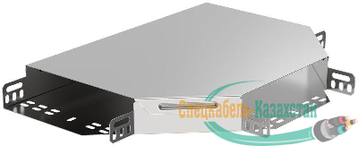 Ответвитель для лотка Т-образ. горизонт. 200х50 с кр. ИЭК CLP1T-050-200