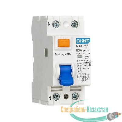 Выключатель дифференциального тока (УЗО) 2п 25А 30мА тип AC NXL-63 6кА (R) CHINT 280721