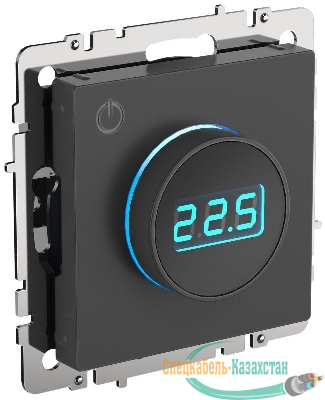 Термостат электронный с индик. BRITE СП IP20 ТС10-1-БрГ механизм графит IEK BR-RT11-K53