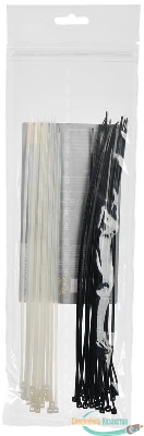 Набор хомутов 2.5х250 (25б. 25ч) (уп.50шт) IEK UNH35-N04-050