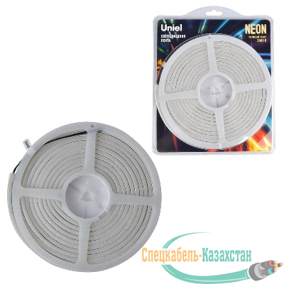 Лента светодиодная ULS-N01-2835-120LED/m-6mm-IP67-DC12V-9W/m-5M-3000K NEON гибкая герметичная (блист. 5м) Uniel UL-00009082