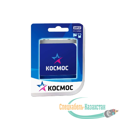 Элемент питания солевой "квадрат" 3R12 1BL (блист.1шт) Космос KOC3R121BL