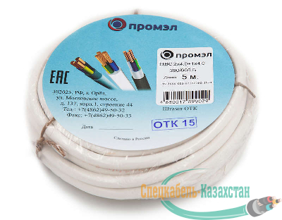 Провод ПВС 3х4 Б (бухта 5м) (шт) Промэл 13321680
