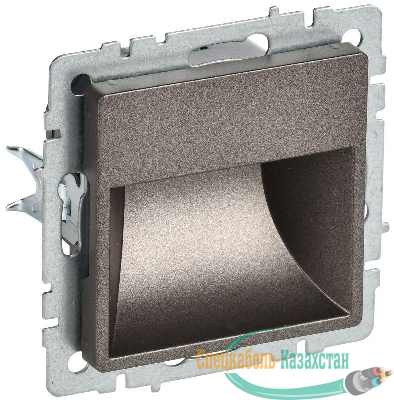 Подсветка светодиодная BRITE встраив. ПЛ20-БрТБ механизм бронза IEK BR-FL20-K45