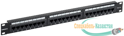 Патч-панель 1U кат.5E UTP 24 порта (Krone) GENERICA PP24-1UC5EU-K05-G