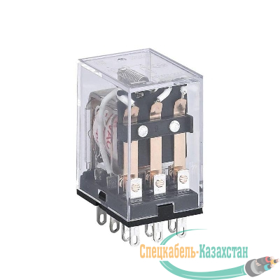 Реле промежуточное JZX-22F(D) 4 конт. с инд. LED 3А 220В AC CHINT 285380