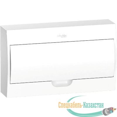 Бокс навесной ОП City9 Box 1 ряд 18мод IP40 IK07 63А 2 клеммы с бел. дверцей SE EZ9E118P2SRU