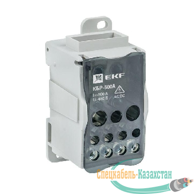 Блок распределительный КРОСС крепеж на панель и DIN КБР-500А EKF plc-kbr500