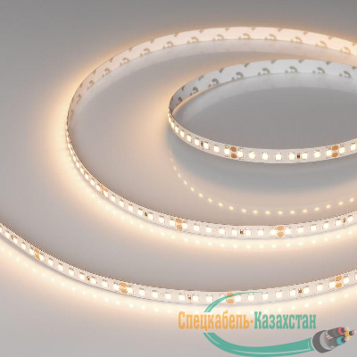 Лента светодиодная RT-A160-8mm 24V Warm 3000К 12Вт/м IP20 2835 высок. эффект. 150лм/Вт (уп.5м) Arlight 024538(2)