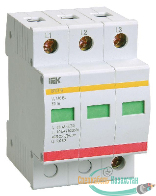 Ограничитель перенапряжения ОПС1-C 3P ИЭК MOP20-3-C
