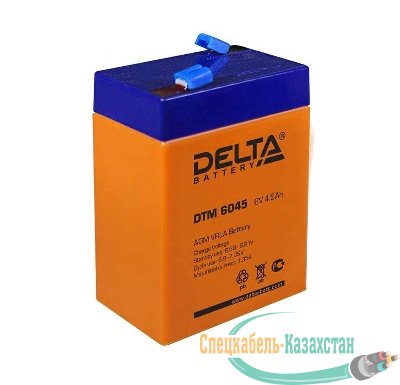 Аккумулятор UPS 6В 4.5А.ч Delta DTM 6045