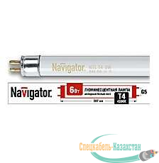 Лампа люминесцентная 94 100 NTL-T4-06-840-G5 6Вт T4 4200К G5 Navigator 94100