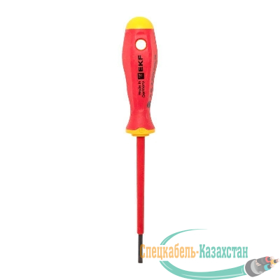 Отвертка Professional SL2.5х0.4мм VDE 1000В EKF sl-2.5-0.4-pro-in