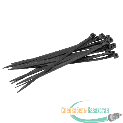 Хомут кабельный 3.6х200 нейл. черн. (уп.100шт) EKF plc-cb-3.6x200