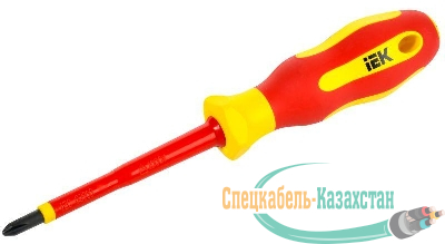 Отвертка диэлектрическая PH2х100 Т2 ARMA2L 5 IEK A2L5-SC30-T2-PH-20-100