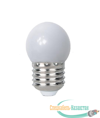 Лампа светодиодная PLED-ECO 1Вт G45 шар 3000К тепл. бел. E27 для Белт-лайт Pro JazzWay 5040649