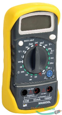 Мультиметр цифровой Master MAS830L ИЭК TMD-3L-830