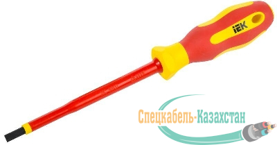 Отвертка диэлектрическая SL5.5х125 Т2 ARMA2L 5 IEK A2L5-SC30-T2-SL-55-125