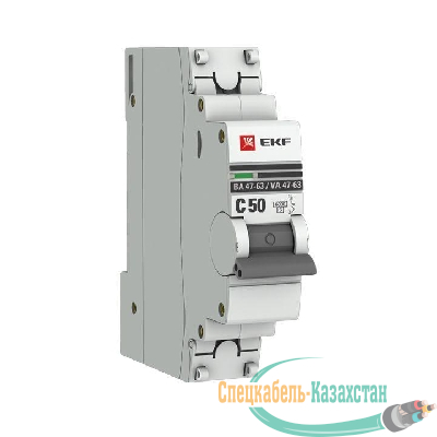 Выключатель автоматический модульный 1п C 50А 6кА ВА 47-63 PROxima EKF mcb4763-6-1-50C-pro