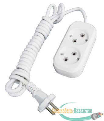 Удлинитель 2х5м без заземл. 10А IP20 Е-202 АБС-пл. ПВС 2х0.75 UNIVersal 9631961