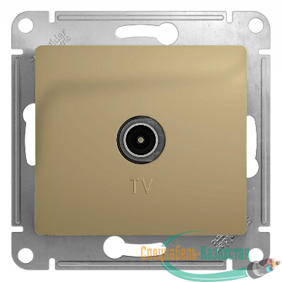 Механизм коннектора TV антены Glossa титан SchE GSL000493