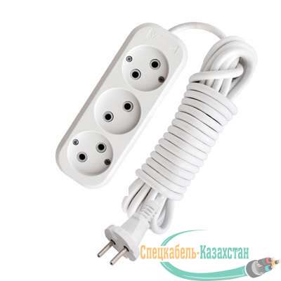 Удлинитель 3х10м без заземл. 10А IP20 Е-203 АБС-пл. ПВС 2х0.75 UNIVersal 9631967